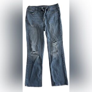 Universal Thread High Rise Straight Ankle Cropped Jean